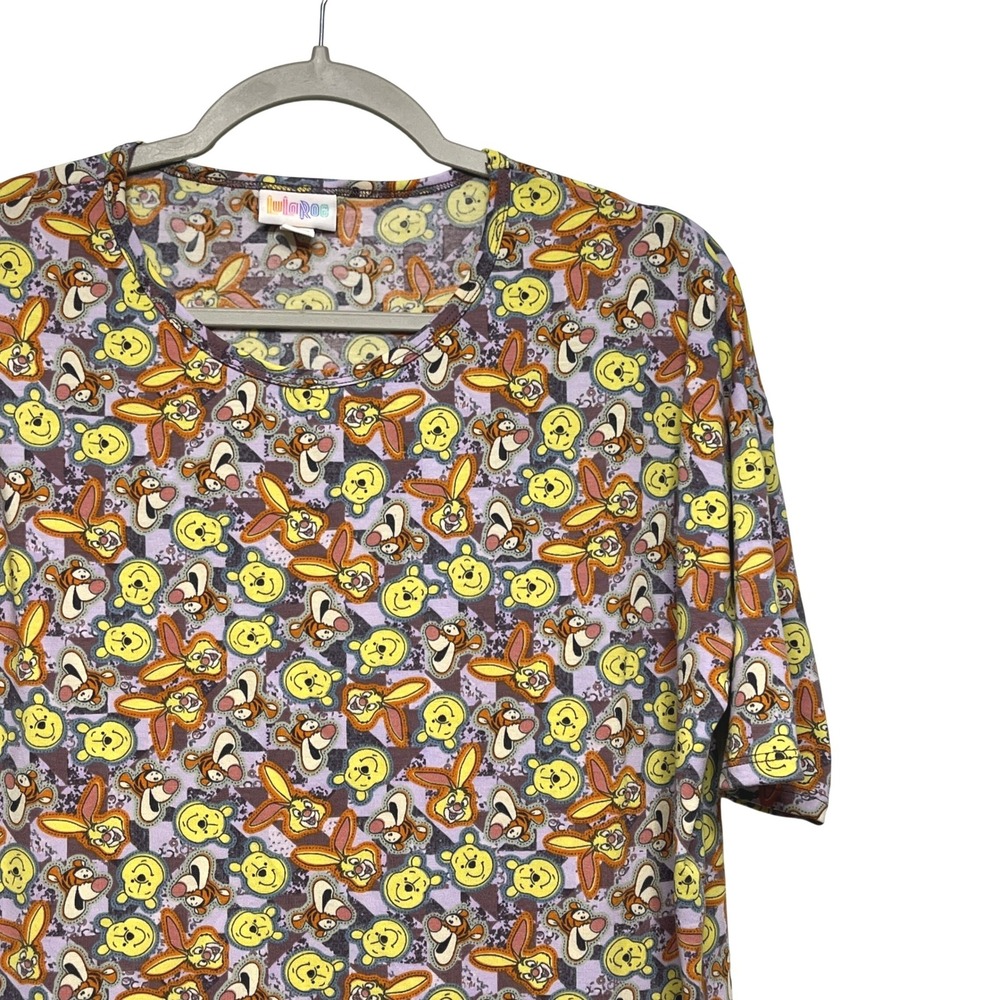 LuLaRoe Irma XS Winnie the Pooh Tigger Piglet Eeyore Disney T‎ Shirt Tunic
